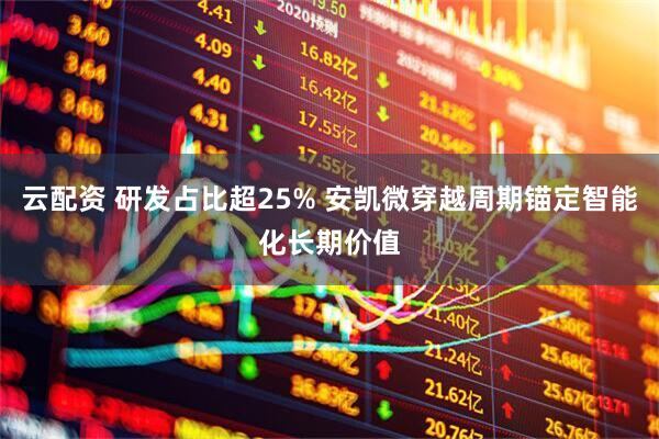 云配资 研发占比超25% 安凯微穿越周期锚定智能化长期价值